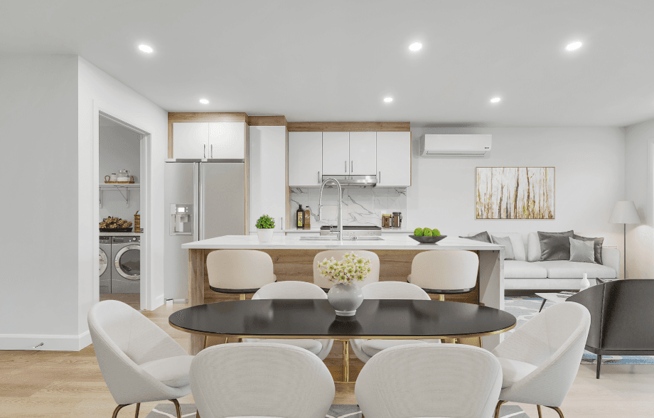 1869 Walnut - dinning room, living room Final